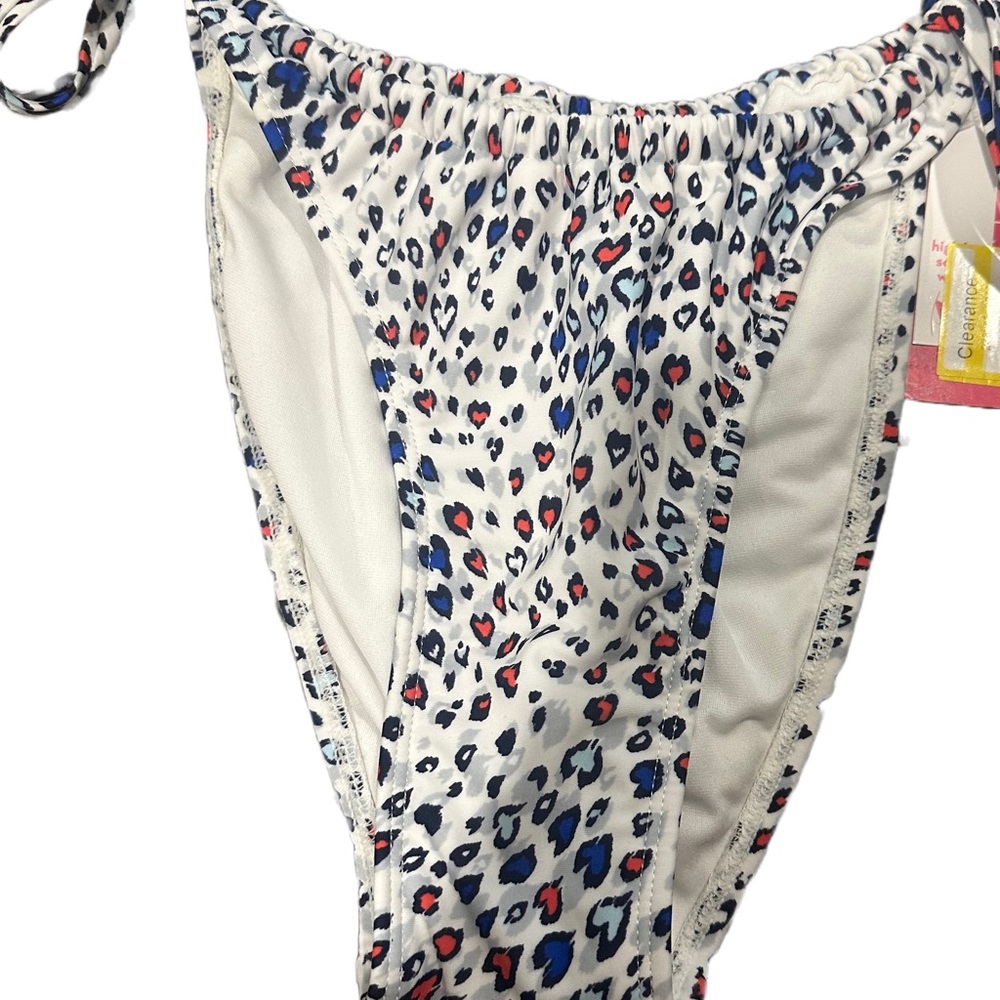 Swim high leg bottoms adjustable NWT